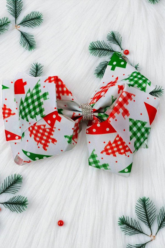 Christmas tree double layer rhinestone 7.5