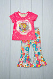 IT'S A GOOD DAY TO HAVE A GOOD DAY floral girls boutique set XCH0333-10H (A6S6)