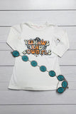 Halloween YEEHAWS AND COWGIRLS white girls boutique dress DLH2577 A2S6