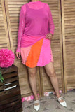 BQ13263I Multi color Faux Suede women skirt w/studded IS18