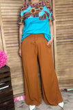 Sunflower  &Aztec printed Turquoise short sleeves women tops XCH12481 (GS12)