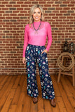 Western cowgirl lucky 8 card flame print women's boutique pant Southern Stitch XCH17171 GS6