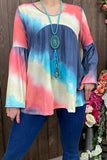 Multi color baby doll long sleeve women top FW8643 HS3